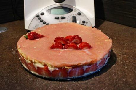 recette du jour: Gâteau fraisier  au thermomix de Vorwerk