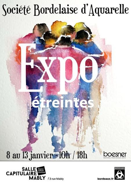 ETREINTES: participation à la nouvelle exposition de la SBA en plein cœur de Bordeaux