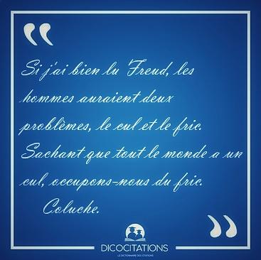 Coluche : si j'ai bien tout compris de Freud