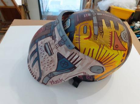 Customs de casque de Police