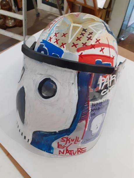 Customs de casque de Police