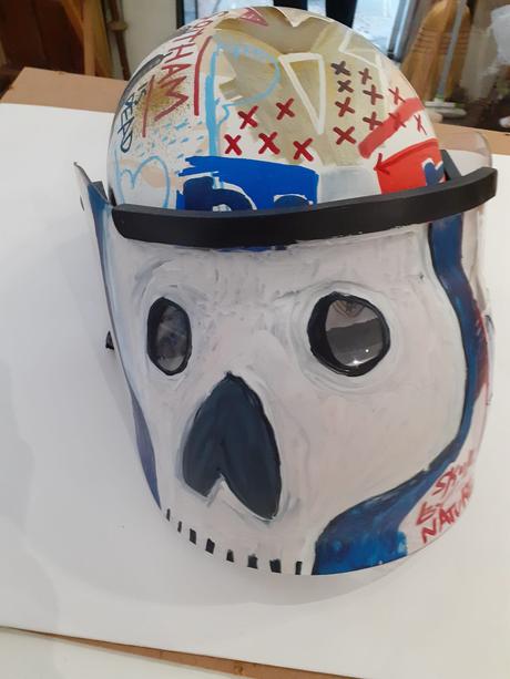 Customs de casque de Police