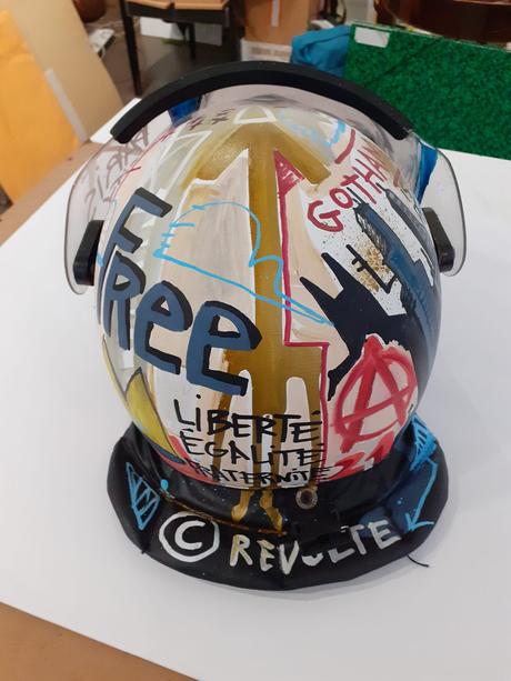 Customs de casque de Police