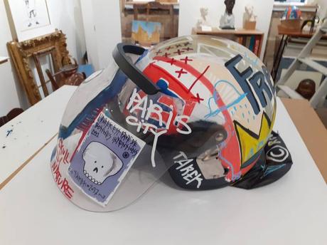 Customs de casque de Police