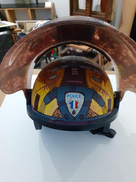 Customs de casque de Police