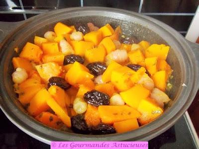 Tajine à la courge et aux Ocas du Pérou (Vegan)