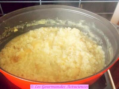 Risotto aux héliantis (ou topinambours) confits (Vegan)