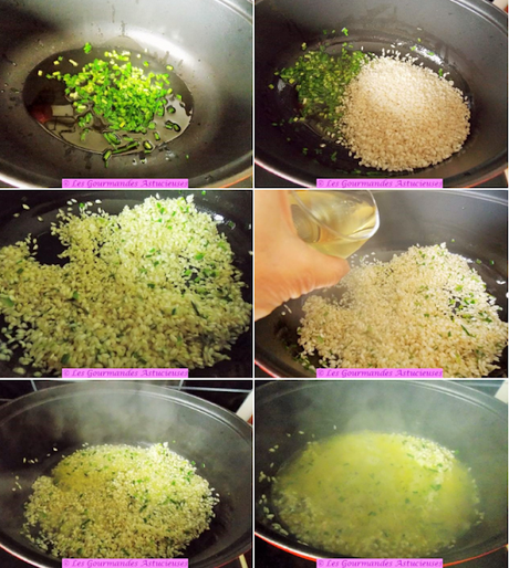 Risotto aux héliantis (ou topinambours) confits (Vegan)