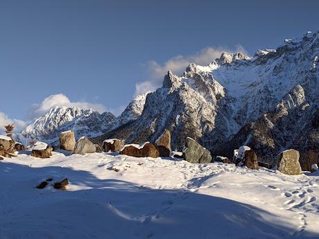 Neuschnee in Mittenwald  — 21 Bilder / photos — Mittenwald sous la nouvelle neige