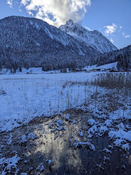 Neuschnee in Mittenwald  — 21 Bilder / photos — Mittenwald sous la nouvelle neige