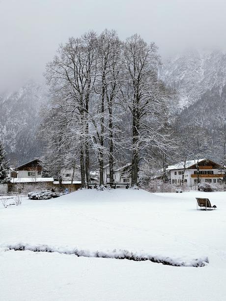 Neuschnee in Mittenwald  — 21 Bilder / photos — Mittenwald sous la nouvelle neige