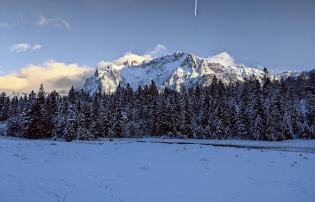 Neuschnee in Mittenwald  — 21 Bilder / photos — Mittenwald sous la nouvelle neige