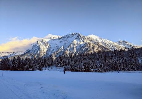 Neuschnee in Mittenwald  — 21 Bilder / photos — Mittenwald sous la nouvelle neige