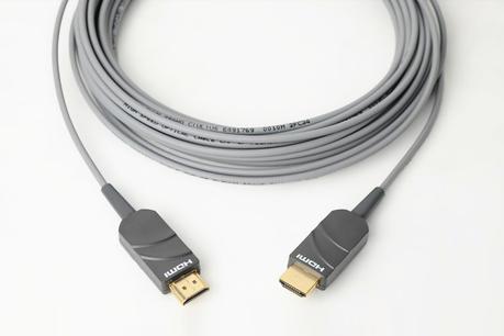 Deux nouveaux cordons optique HDMI 18 Gbps jusqu'à 100 mètres chez Opticis