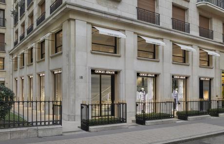 LE GROUPE ARMANI ANNONCE L’OUVERTURE DE LA BOUTIQUE FEMME GIORGIO ARMANI AVENUE MONTAIGNE À PARIS