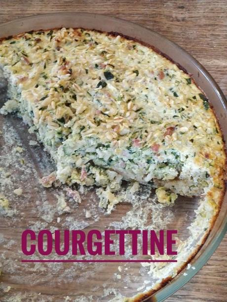 Gratin de courgettes au riz ou courgettine