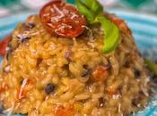 Risotto chorizo poivron cookeo