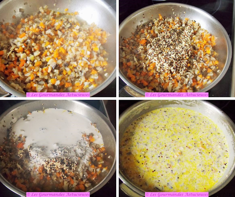 Patidou farci aux champignons et au quinoa (Vegan)