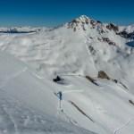 Le Cheval Noir, Couloir NE par la combe pierreuse (2832m)