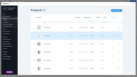 Examen du créateur de site Web Editor X Paramètres de commerce électronique de l'éditeur X