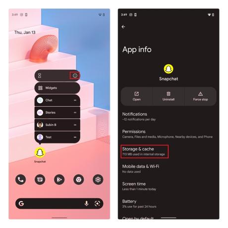 Snapchat ne fonctionne pas ? Voici 8 solutions faciles ! vider le cache de snapchat