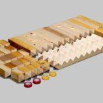 Innocent : une série de blocs de bois à assembler par Takuto Ohta