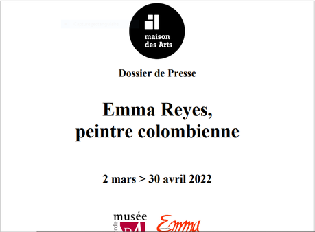 Maison  des Arts d’Antony  exposition  « Emma Reyes- peintre Colombienne -2 Mars au 30 Avril 2022.