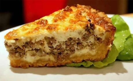 Quiche à la viande hachée façon cheeseburger au Thermomix