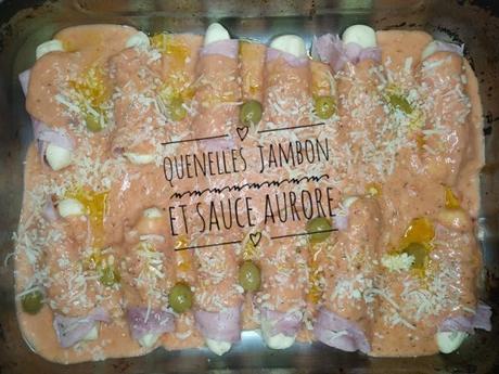 Quenelles roulées au jambon, sauce aurore Quenelles roulées au jambon, sauce aurore