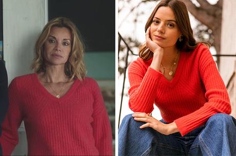 DEMAIN NOUS APPARTIENT : le pull rouge de Chloé dans l’épisode 1109