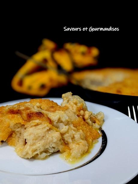Gratin de chou-fleur au Cheddar. (recette très simple)