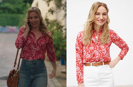 L’AMOUR (PRESQUE) PARFAIT : la chemise rouge à fleurs de Jul dans l’épisode 4
