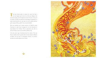 Histoire merveilleuse d'un tigre amoureux de Shen Qifeng illustré par Agata Kawa