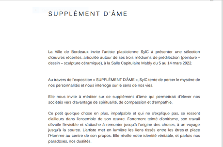 SylC  « Supplément d’âme  » à Bordeaux
