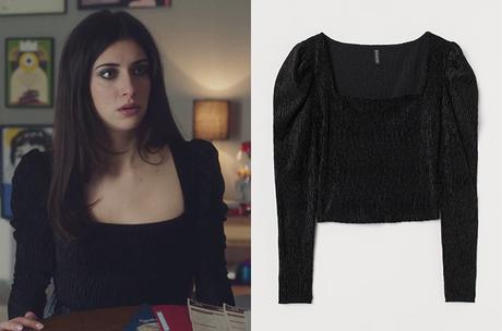 ICI TOUT COMMENCE : le top côtelé noir de Célia dans l’épisode 325