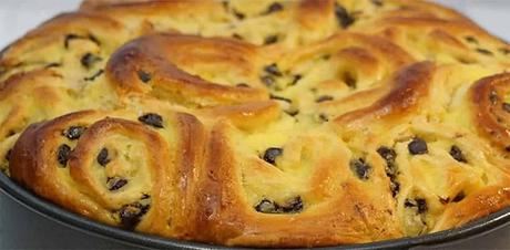 Chinois à la crème pâtissière et aux pépites de chocolat au Thermomix