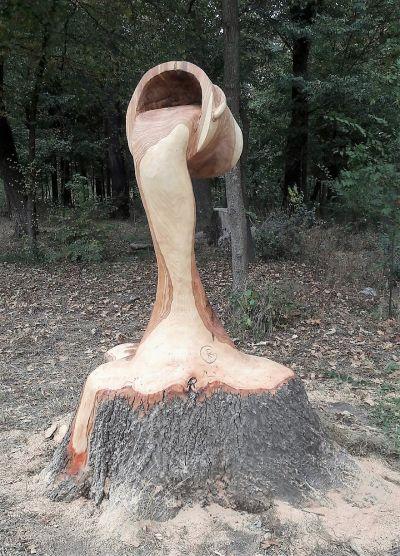 Sculptures bois de Gabi Rizea