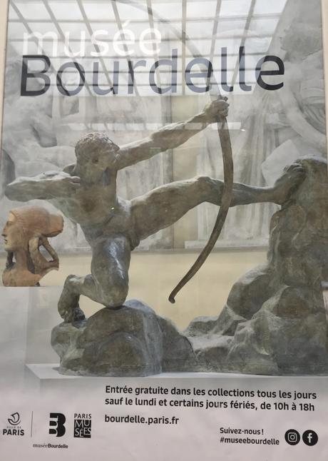 Musée Bourdelle – une fermeture partielle pour travaux- une partie des collections permanentes visible.