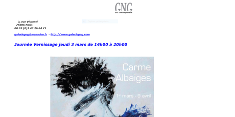 Galerie G N G -Galerie G. Naudin -exposition Albaiges – à partir du 3 Mars 2022.