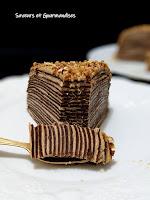 Gâteau millefeuille au chocolat (pour la Chandeleur) Gâteau millefeuille au chocolat (pour la Chandeleur)