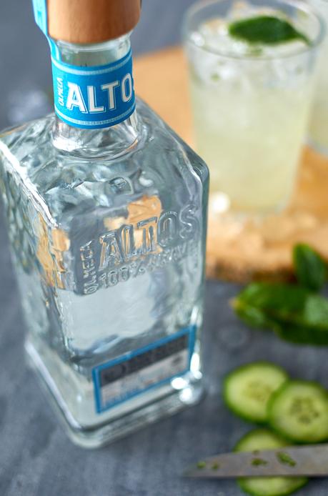 Cocktail de concombre, esprit et tequila