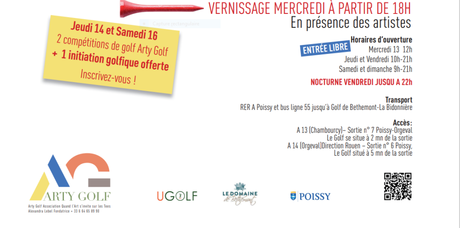 Exposition d’Art Contemporain – Golf de Béthemont (Poissy) 13/17 Avril 2022.