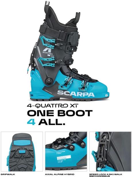 Scarpa annonce une nouvelle gamme de chaussures « 4-Quattro »