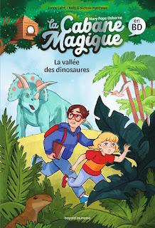La cabane magique en BD tome 1: La vallée de dinosaures d'après Mary Pope Osborne adaptation de Jenny Laird, Kelly et Nichole Matthews