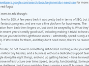 Mueller Google WordPress auto-hébergé rapport