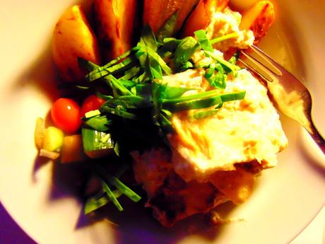 Tofu en sauce crémeuse au citron