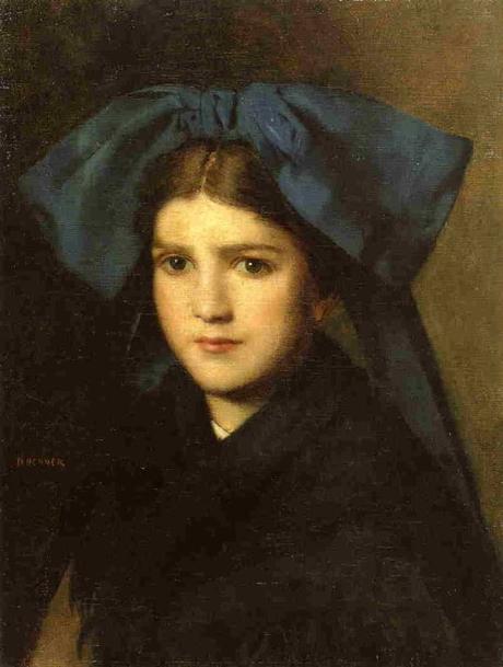Portrait de Jean Jacques Henner vers 1870. Photo domaine public via Wikimedia Commons