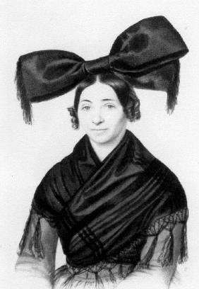Elisabeth Marget en 1856. Photo domaine public via Wikimedia Commons