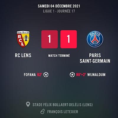 Lens PSG : Wijnaldum arrache le nul