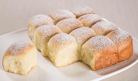 Brioche Buchty à la crème fraîche au Thermomix